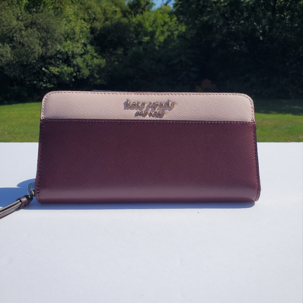 NWT kate Spade ♠️ Morgan Zip-around Continental Wallet.